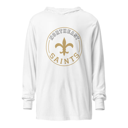 Performance | Hooded Long Sleeve T Shirt | The St Stephen Saints | Vanguard Emblem Logo