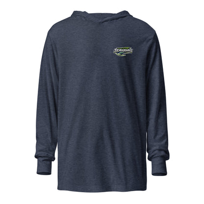 Performance | Hooded Long Sleeve T Shirt | Toms River Seahawks | Splash Logo