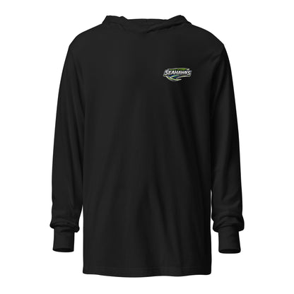 Performance | Hooded Long Sleeve T Shirt | Toms River Seahawks | Splash Logo