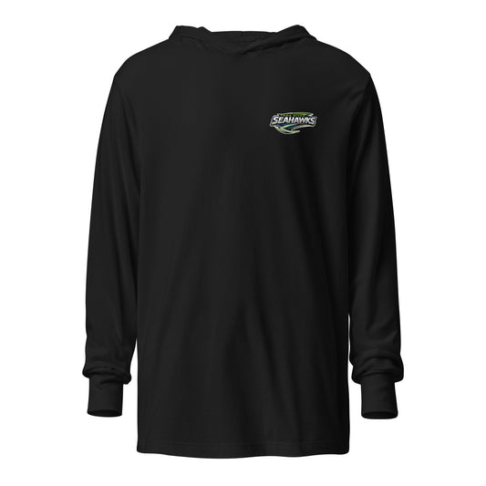 Performance | Hooded Long Sleeve T Shirt | Toms River Seahawks | Splash Logo