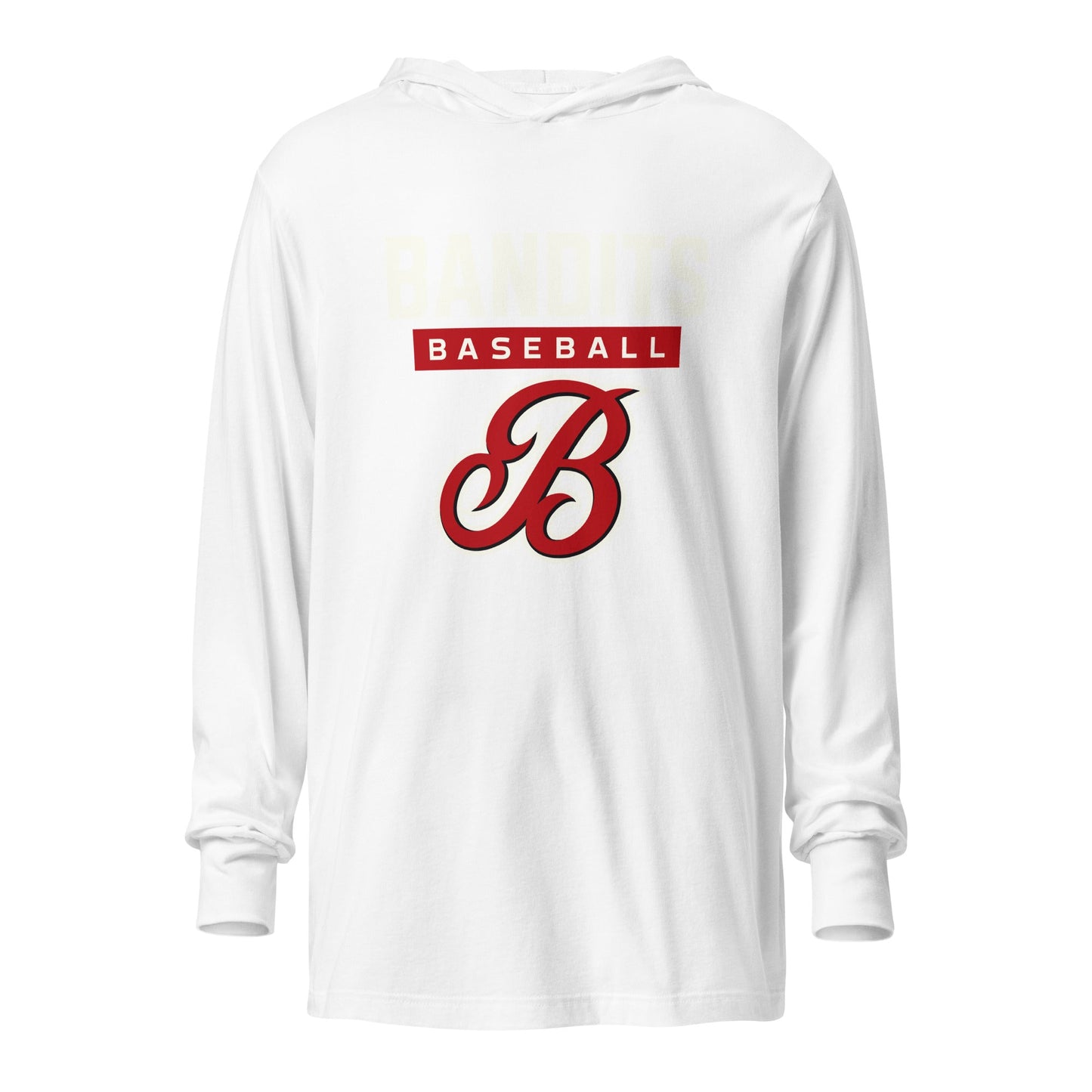 Performance | Hooded Long Sleeve T Shirt | Tri - City Baseball | Varsity Script Logo