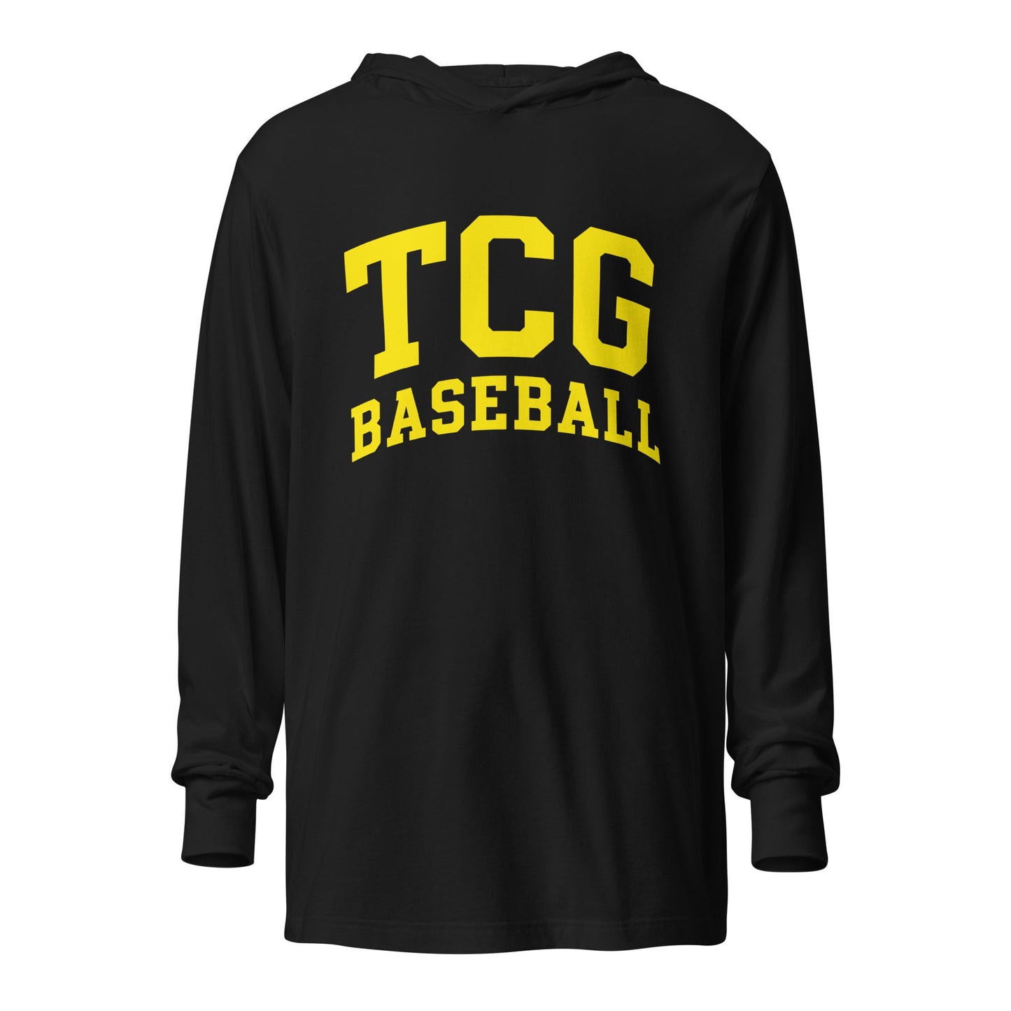 Performance | Hooded Long Sleeve T Shirt | Tri-County Ghosts | TCG Crest Alt Logo