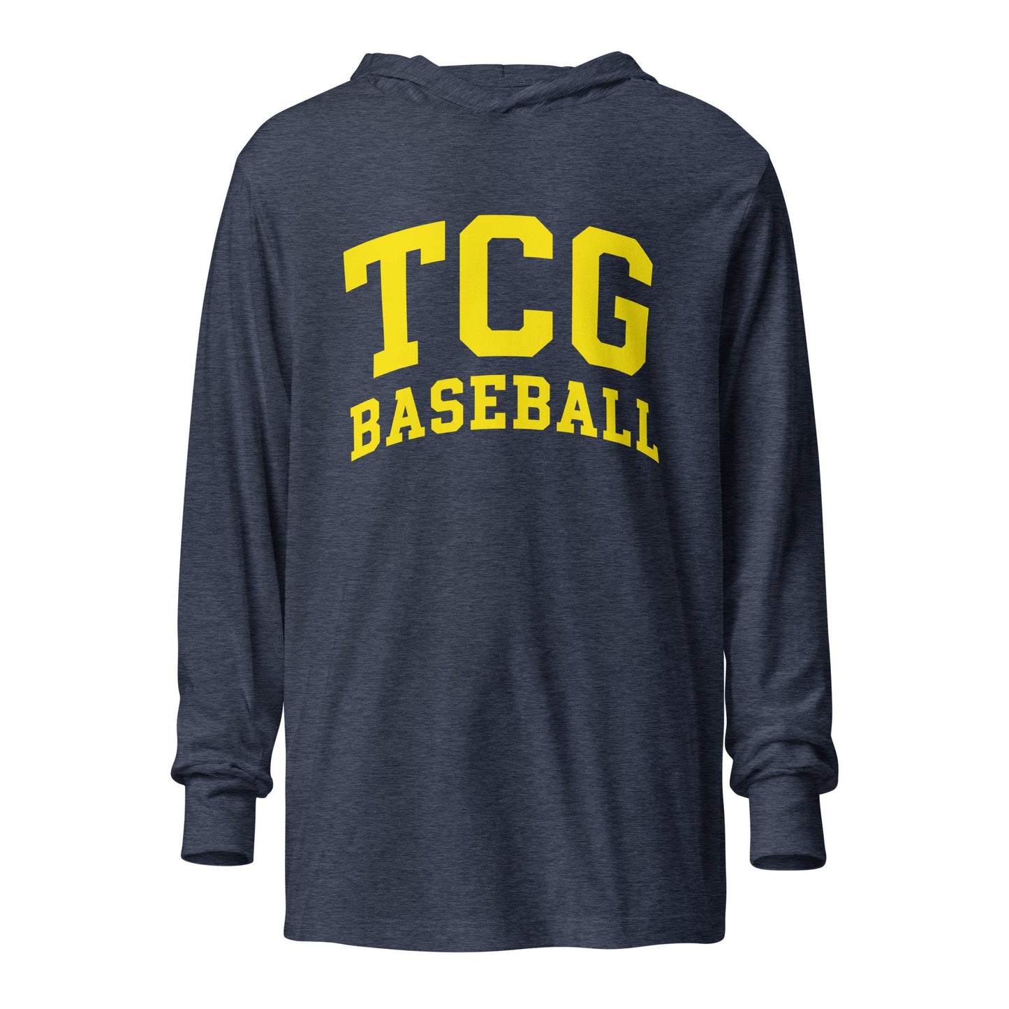 Performance | Hooded Long Sleeve T Shirt | Tri-County Ghosts | TCG Crest Alt Logo
