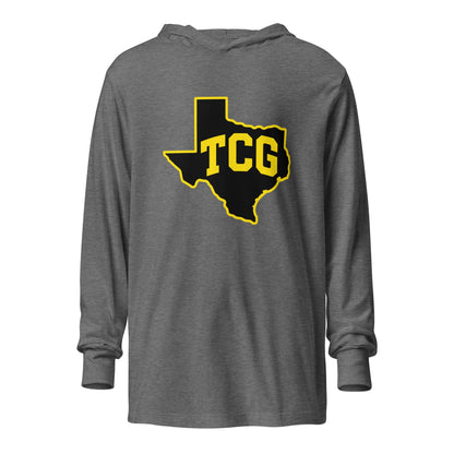Performance | Hooded Long Sleeve T Shirt | Tri-County Ghosts | Valor Logo