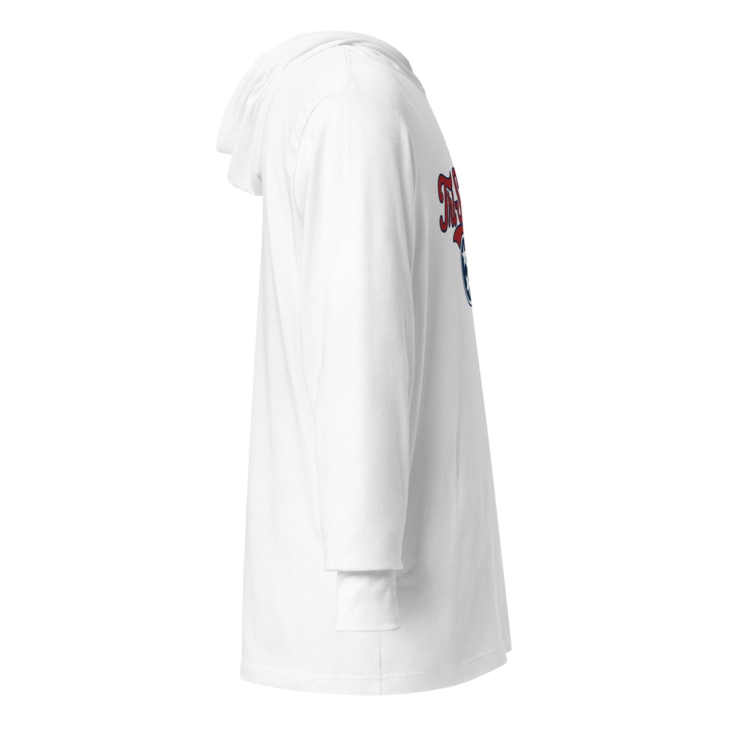 Performance | Hooded Long Sleeve T Shirt | Tri - Stars | 3 Stars Logo