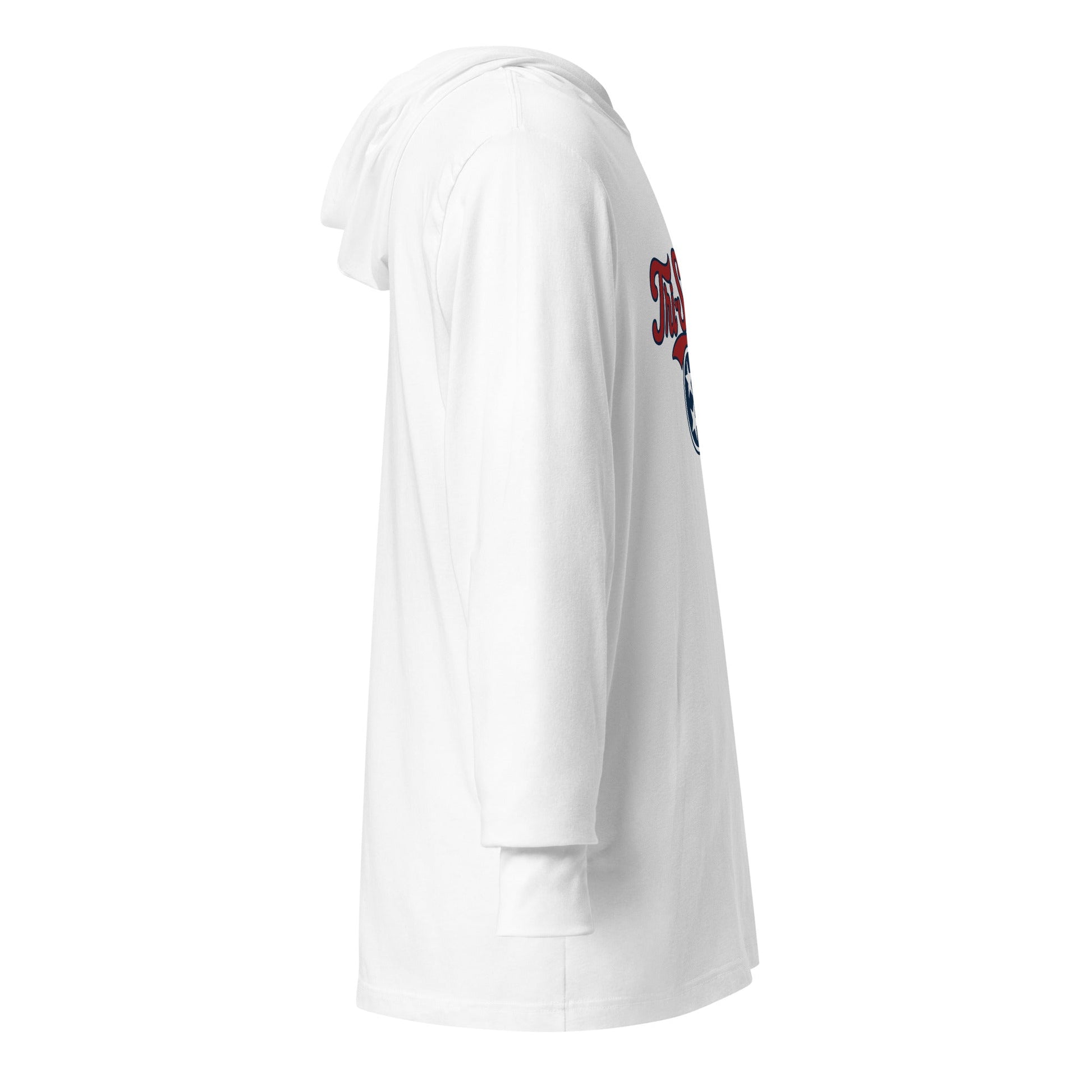 Performance | Hooded Long Sleeve T Shirt | Tri - Stars | 3 Stars Logo