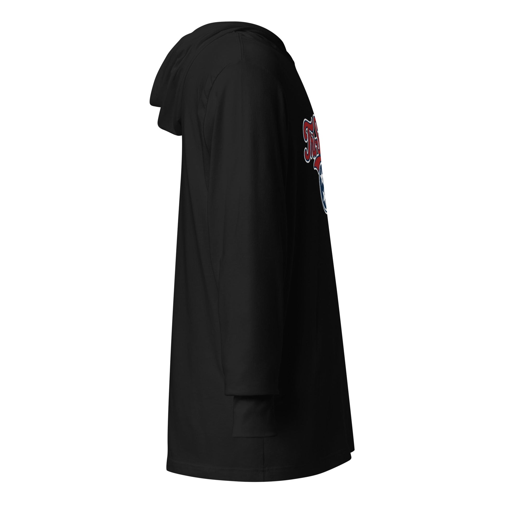 Performance | Hooded Long Sleeve T Shirt | Tri - Stars | 3 Stars Logo