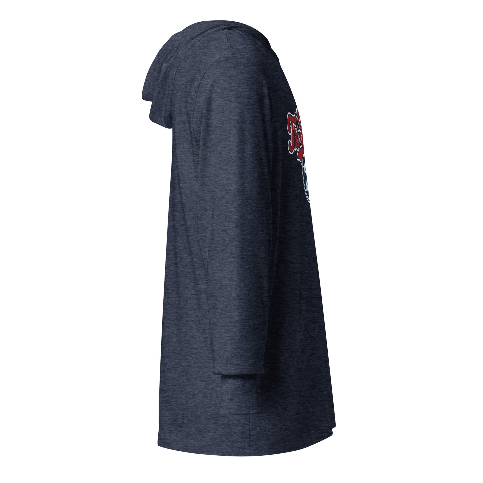 Performance | Hooded Long Sleeve T Shirt | Tri - Stars | 3 Stars Logo