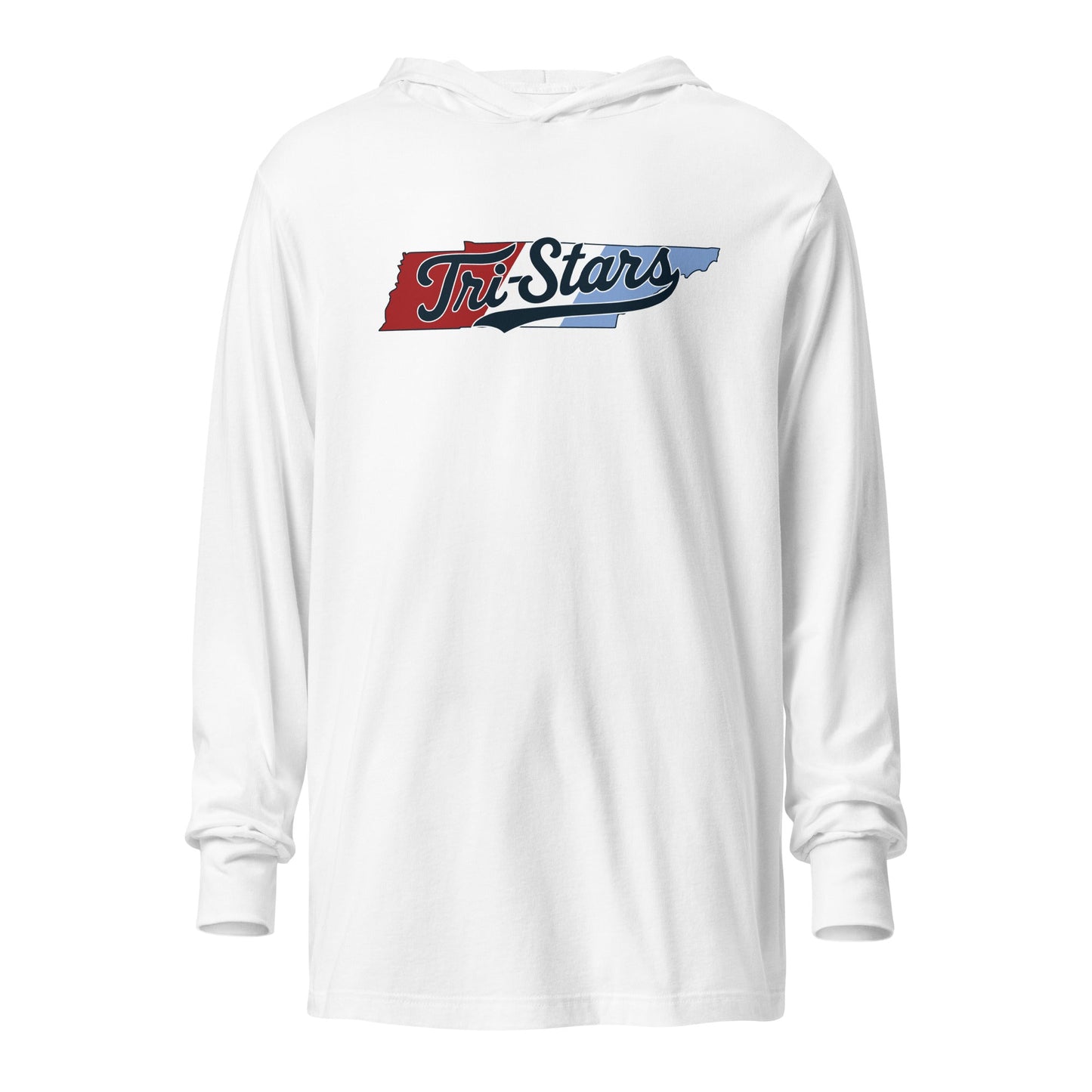 Performance | Hooded Long Sleeve T Shirt | Tri - Stars | TN Logo