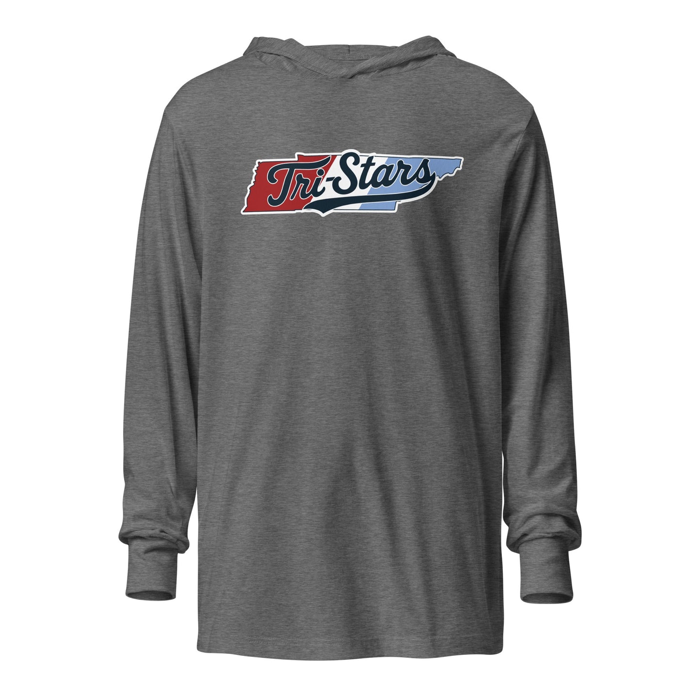Performance | Hooded Long Sleeve T Shirt | Tri - Stars | TN Logo