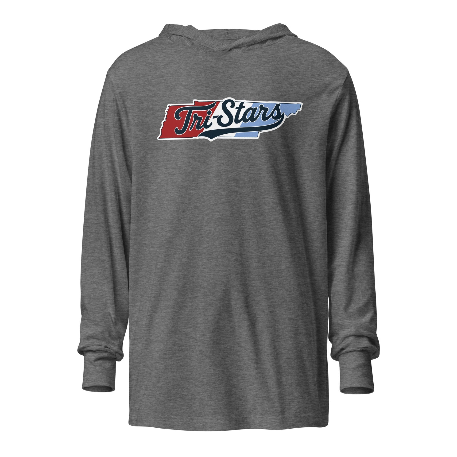 Performance | Hooded Long Sleeve T Shirt | Tri - Stars | TN Logo