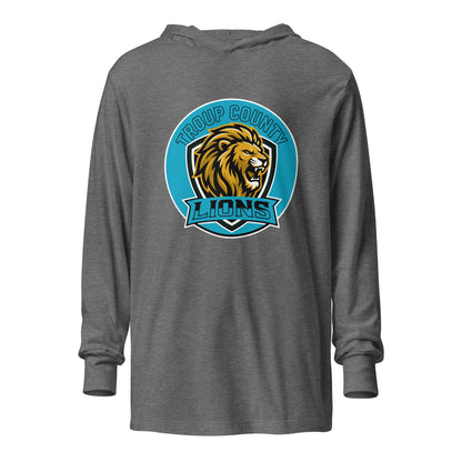 Performance | Hooded Long Sleeve T Shirt | Troup County Lions