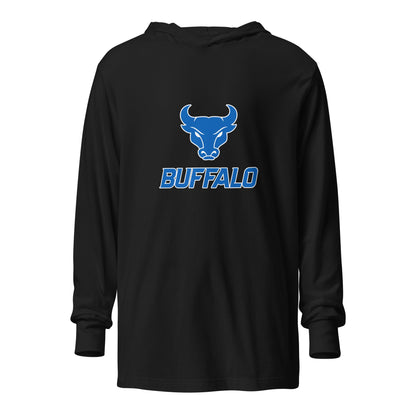 Performance | Hooded Long Sleeve T Shirt | UB Womens Club Basketball | Vanguard Buffalo Crest Logo