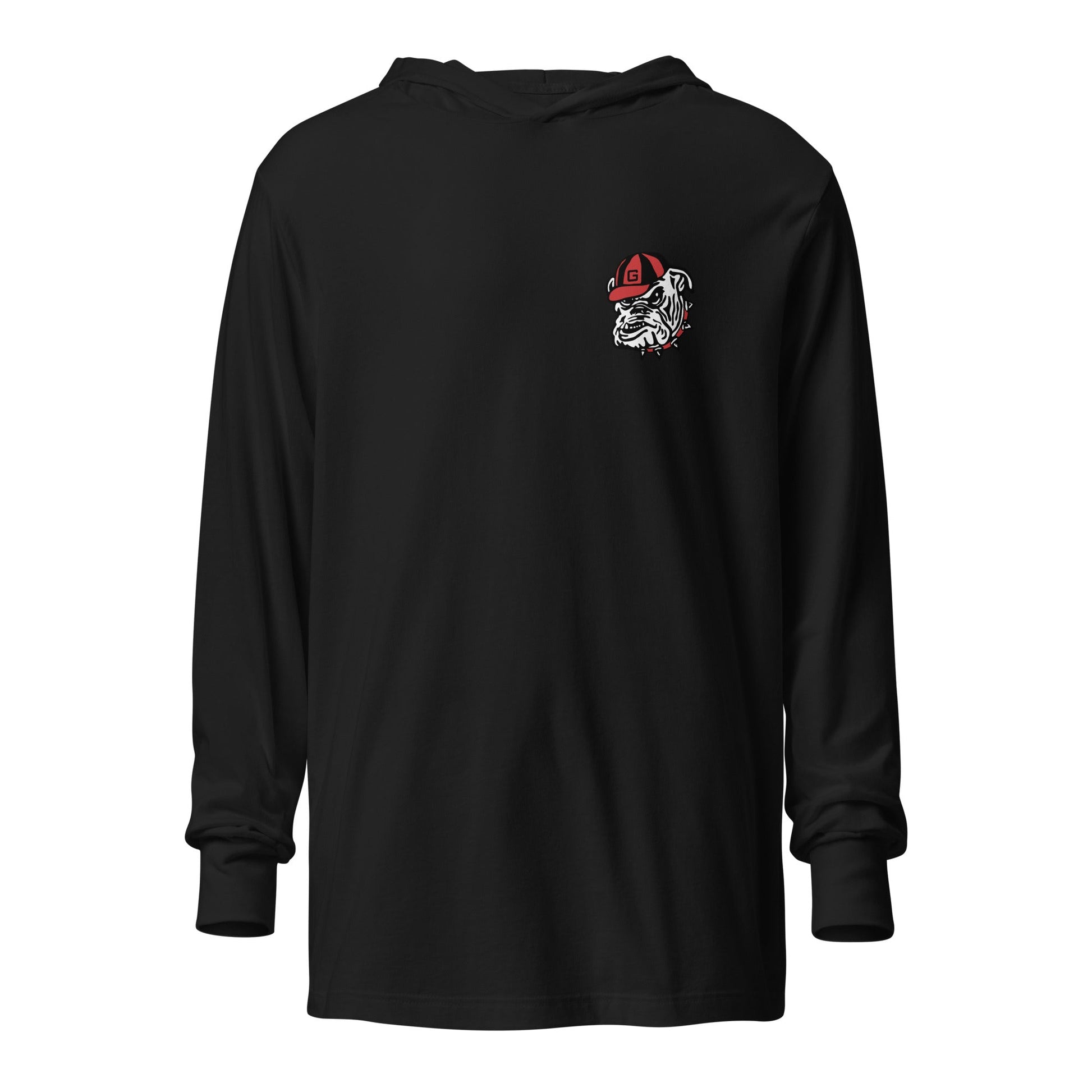 Performance | Hooded Long Sleeve T Shirt | UGA Club Lacrosse | Mascot Logo