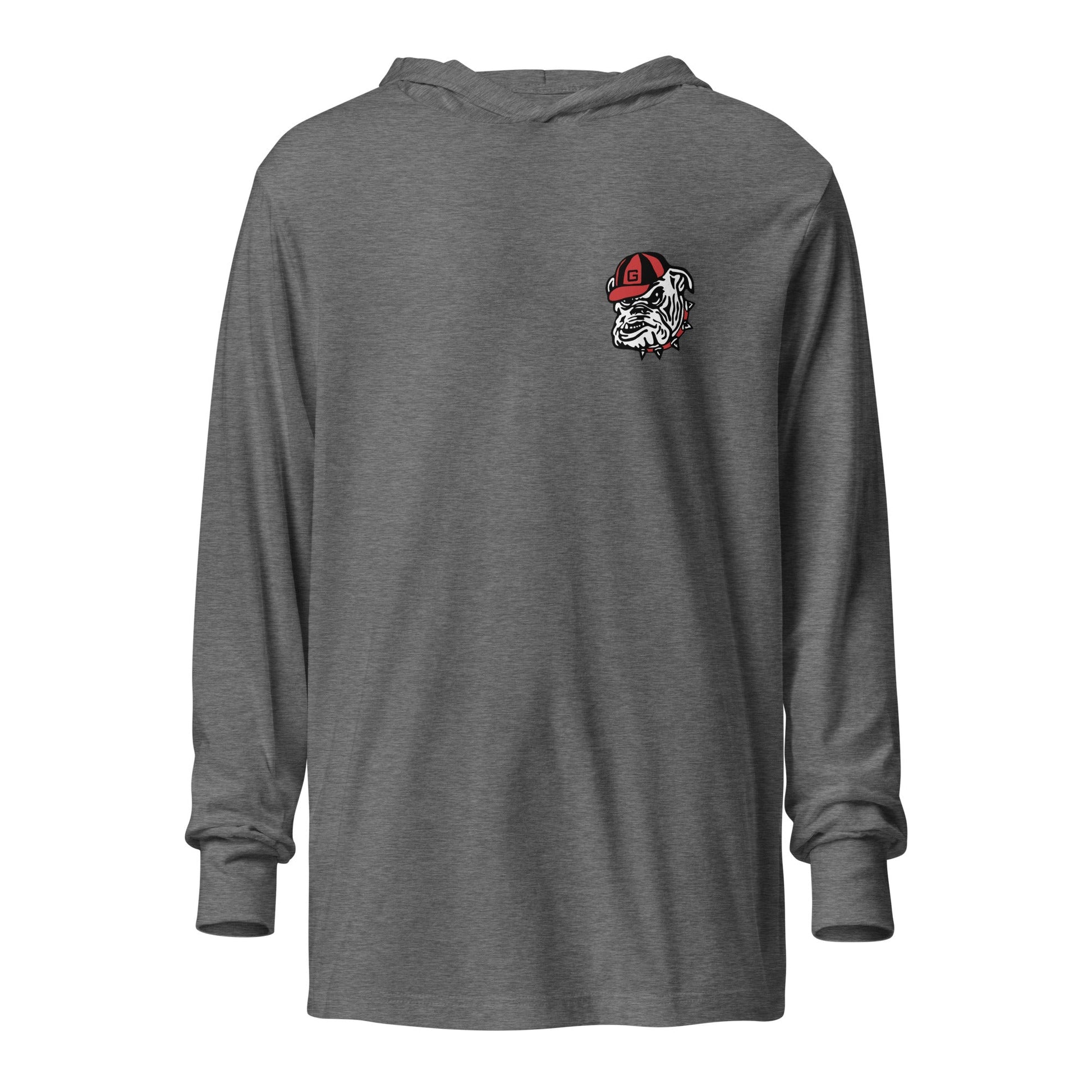 Performance | Hooded Long Sleeve T Shirt | UGA Club Lacrosse | Mascot Logo