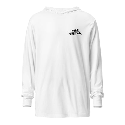 Performance | Hooded Long Sleeve T Shirt | Uncheckable | Tha Check Logo