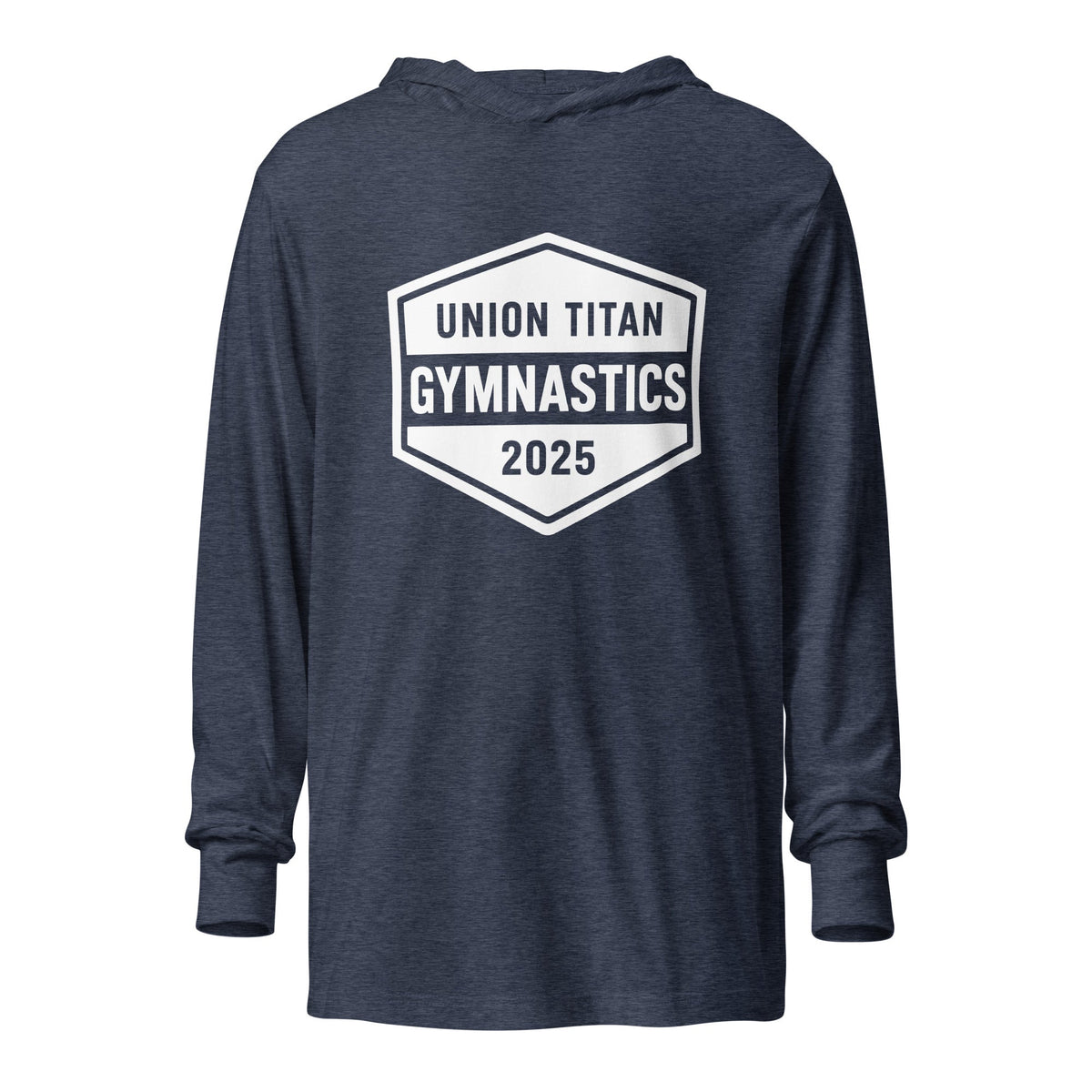 Performance | Hooded Long Sleeve T Shirt | Union Gymnastics | Valor Logo