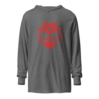 Performance | Hooded Long Sleeve T Shirt | United Arkansas Basketball | Alt Logo