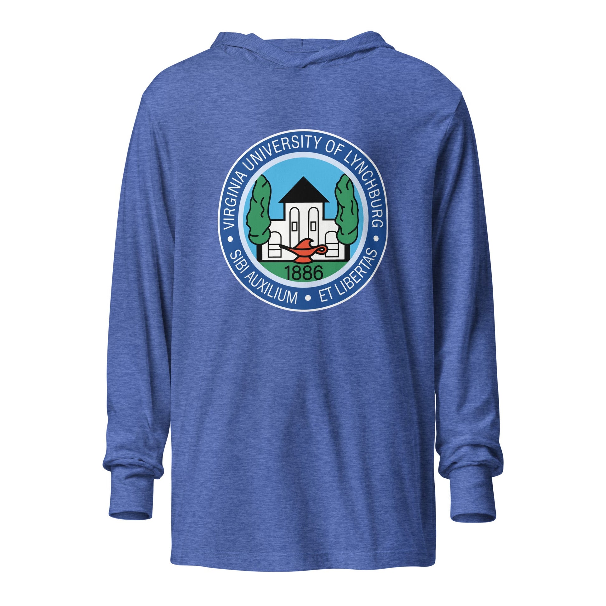 Performance | Hooded Long Sleeve T Shirt | University Of Virginia Lynhberg | Badge Logo