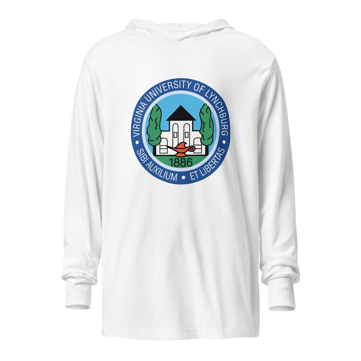 Performance | Hooded Long Sleeve T Shirt | University Of Virginia Lynhberg | Badge Logo