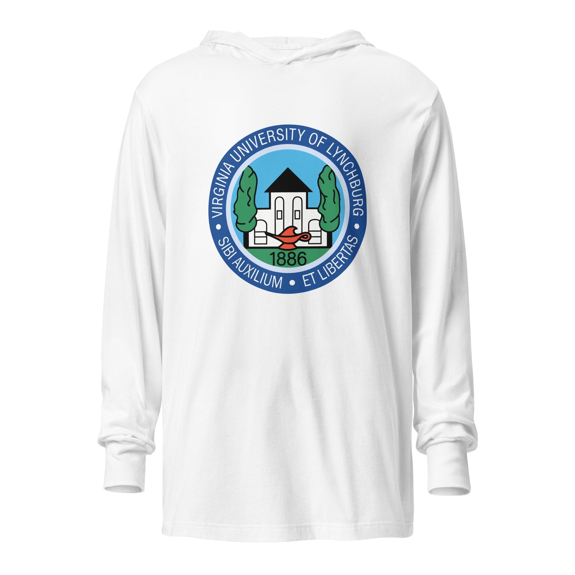 Performance | Hooded Long Sleeve T Shirt | University Of Virginia Lynhberg | Badge Logo