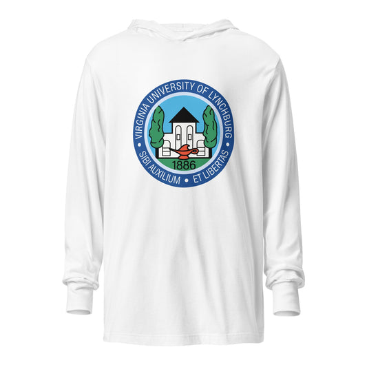 Performance | Hooded Long Sleeve T Shirt | University Of Virginia Lynhberg | Badge Logo