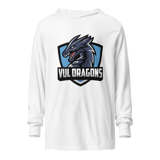 Performance | Hooded Long Sleeve T Shirt | University Of Virginia Lynhberg | Dragon Crest Logo