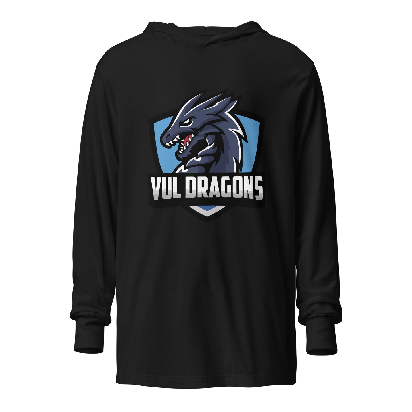 Performance | Hooded Long Sleeve T Shirt | University Of Virginia Lynhberg | Dragon Crest Logo