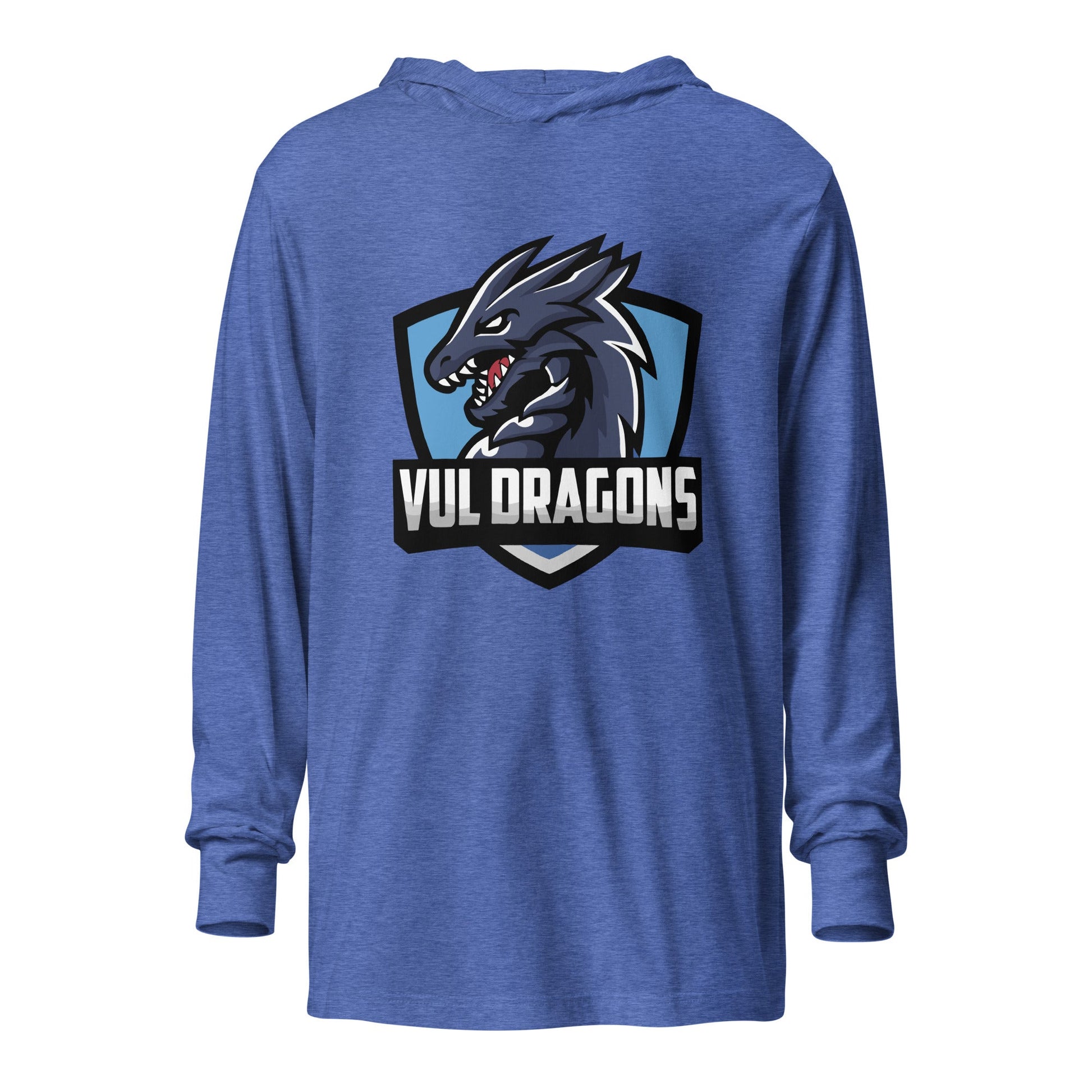 Performance | Hooded Long Sleeve T Shirt | University Of Virginia Lynhberg | Dragon Crest Logo