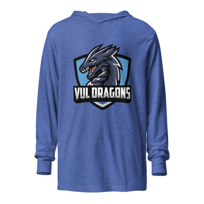 Performance | Hooded Long Sleeve T Shirt | University Of Virginia Lynhberg | Dragon Crest Logo