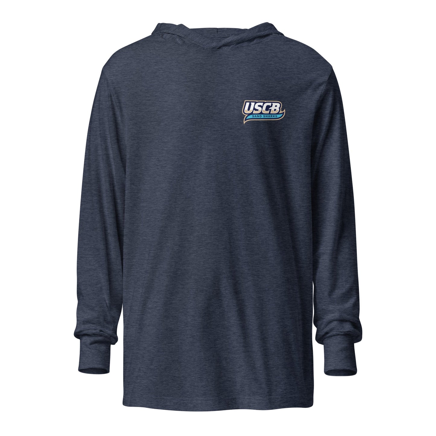 Performance | Hooded Long Sleeve T Shirt | University South Carolina Beaufort Track & Field | USCB Logo