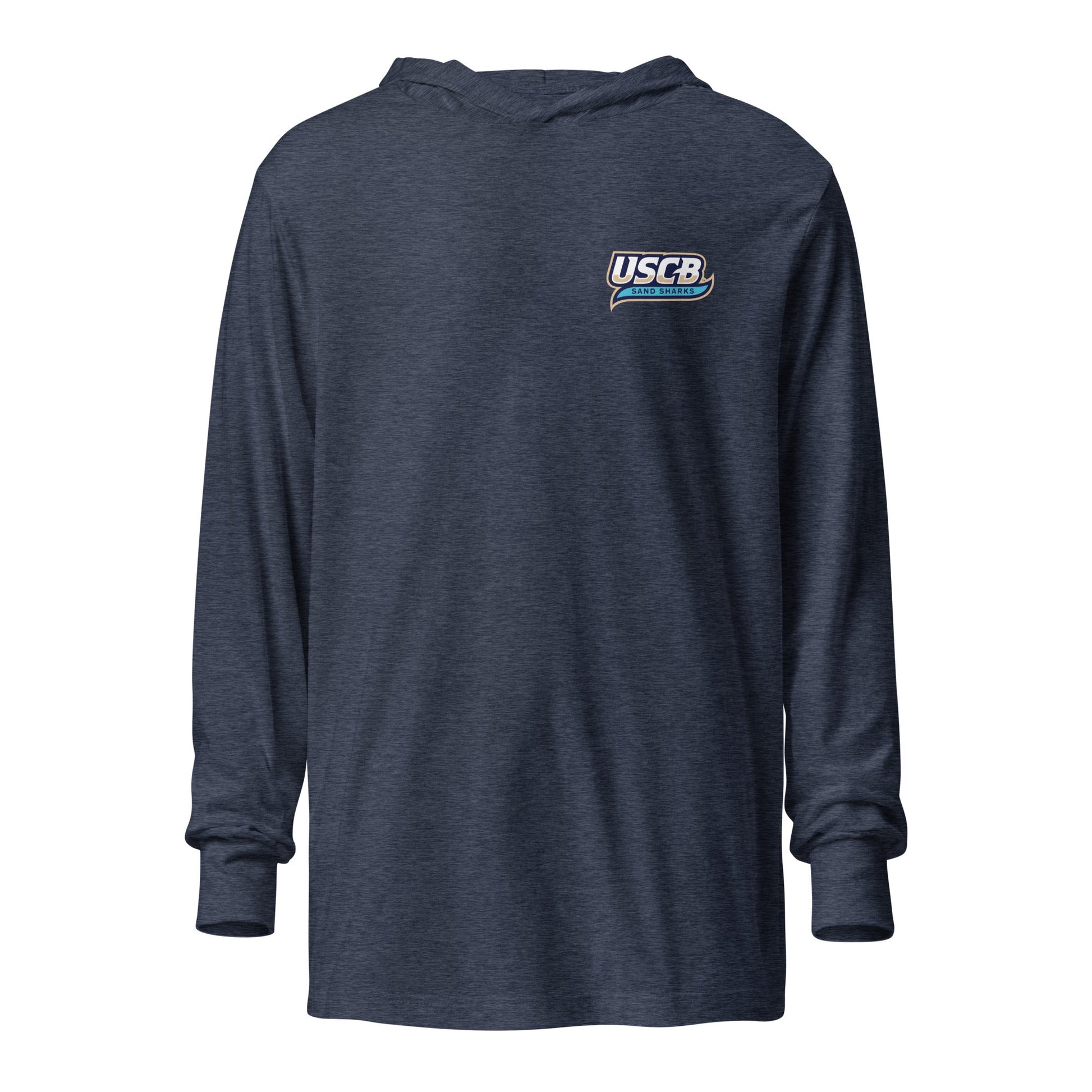 Performance | Hooded Long Sleeve T Shirt | University South Carolina Beaufort Track & Field | USCB Logo