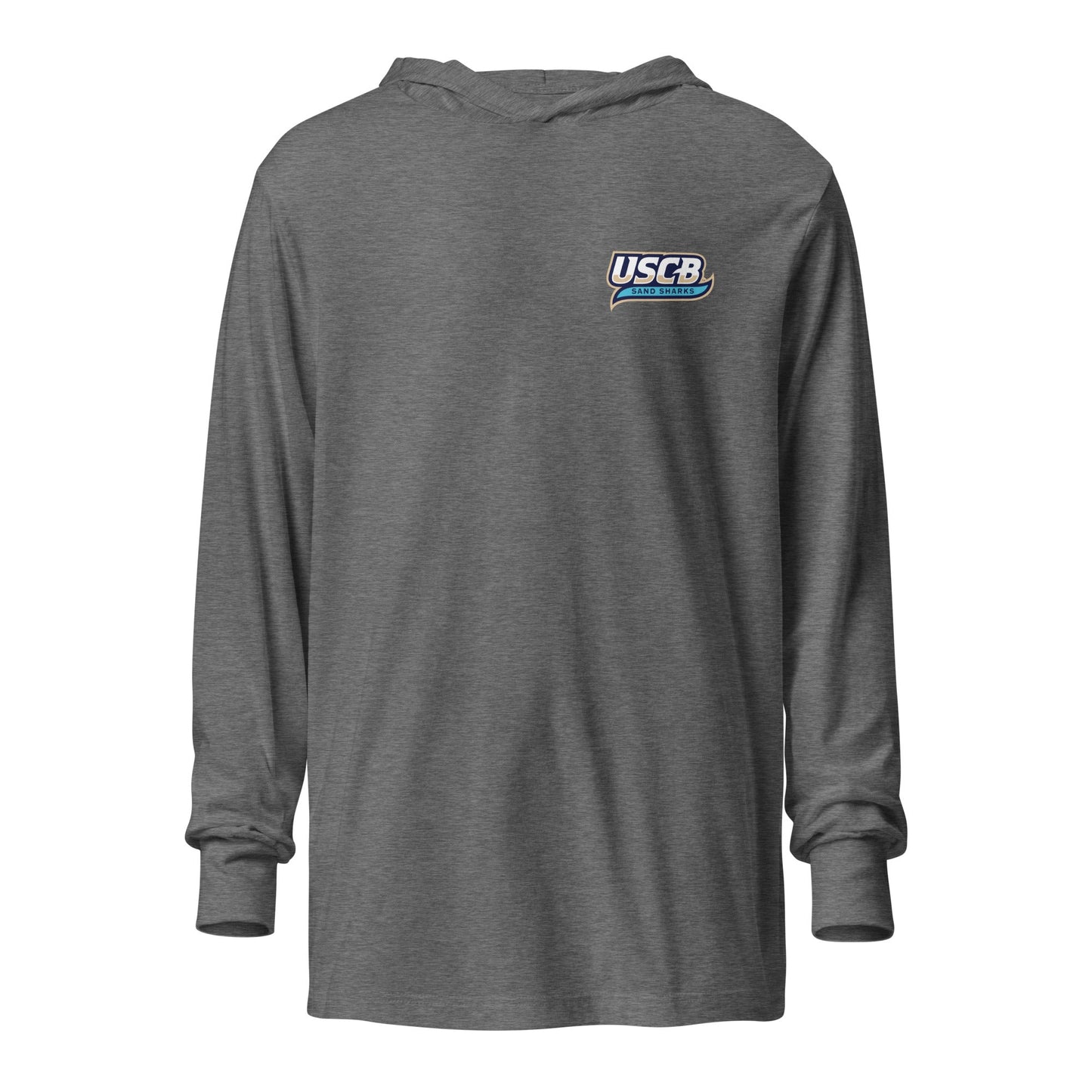 Performance | Hooded Long Sleeve T Shirt | University South Carolina Beaufort Track & Field | USCB Logo