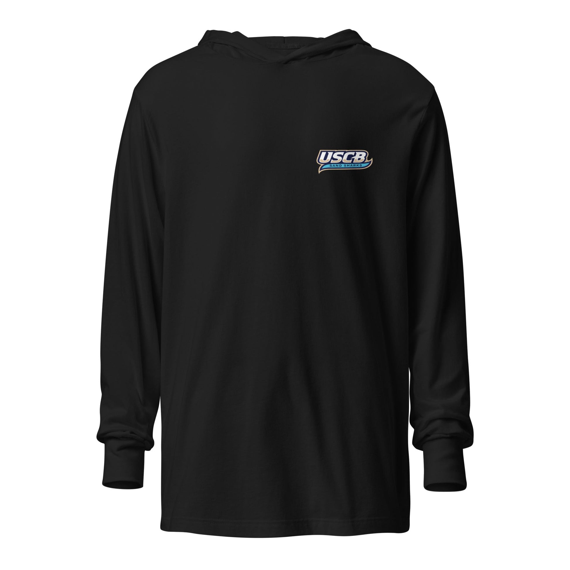 Performance | Hooded Long Sleeve T Shirt | University South Carolina Beaufort Track & Field | USCB Logo