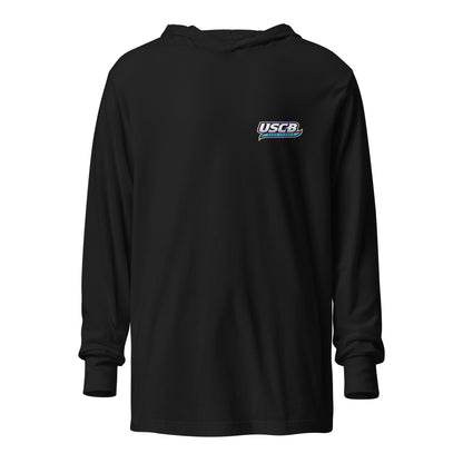 Performance | Hooded Long Sleeve T Shirt | University South Carolina Beaufort Track & Field | USCB Logo