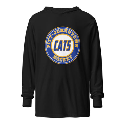Performance | Hooded Long Sleeve T Shirt | UPJ Hockey | Badge Logo