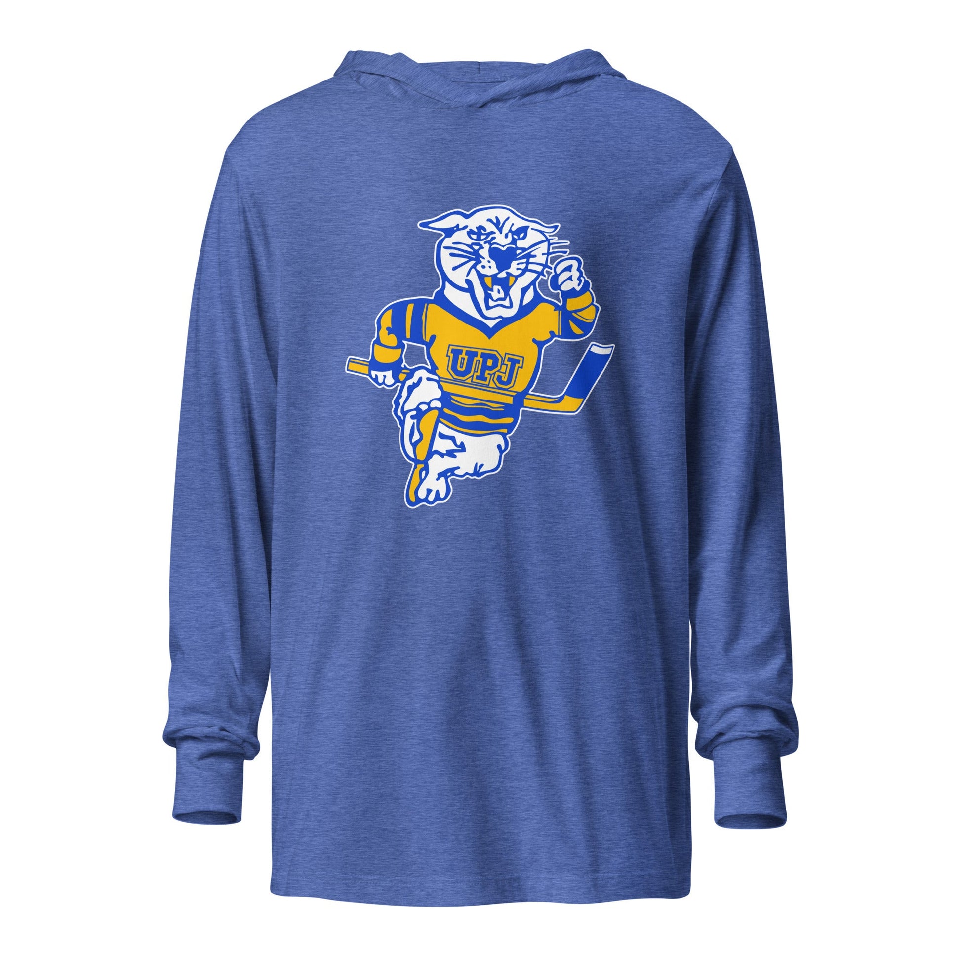 Performance | Hooded Long Sleeve T Shirt | UPJ Hockey | Mascot Logo