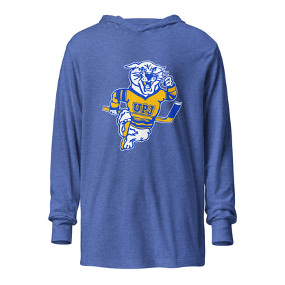 Performance | Hooded Long Sleeve T Shirt | UPJ Hockey | Mascot Logo