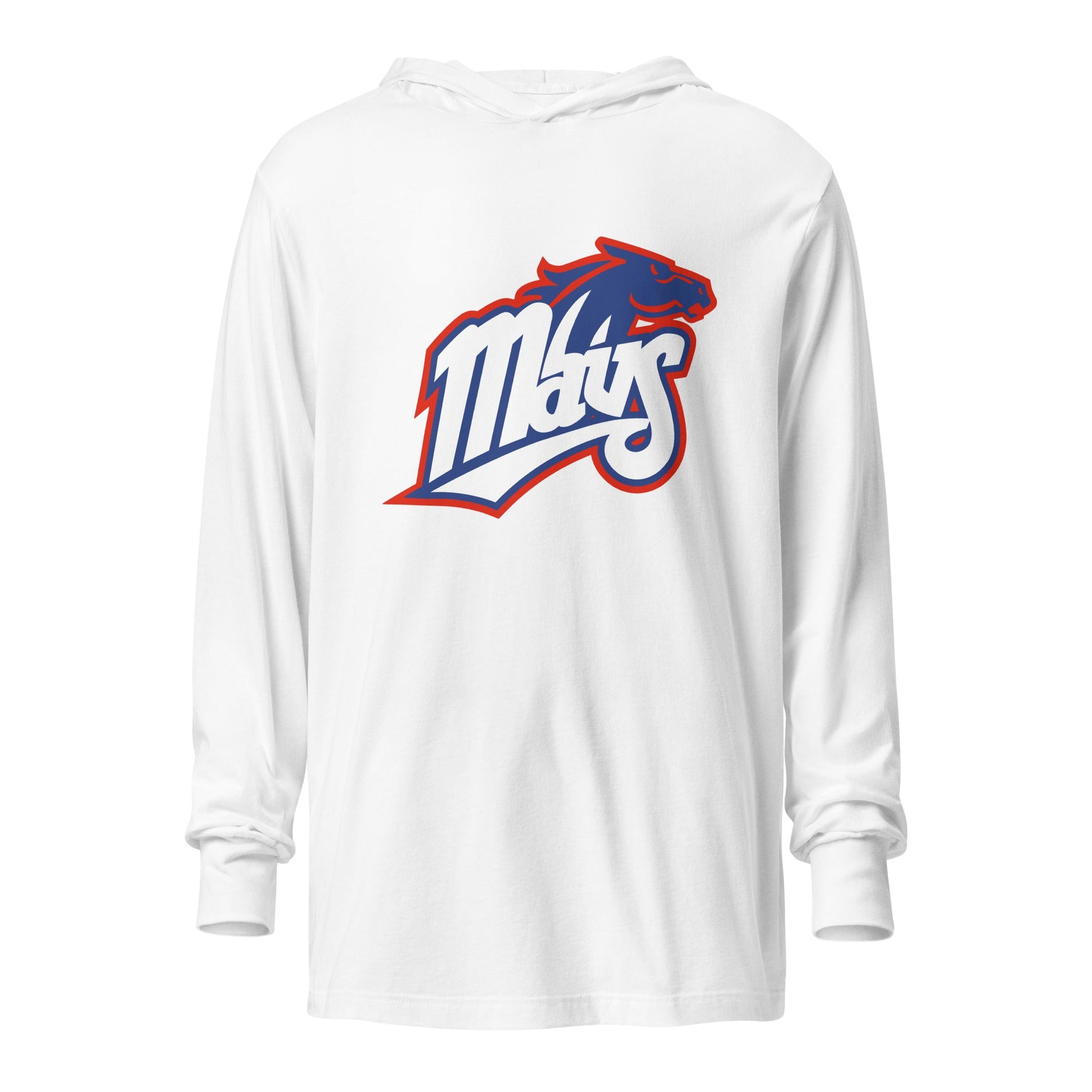 Performance | Hooded Long Sleeve T Shirt | Upper Makefield Mavs Fastpitch | Mavs Logo