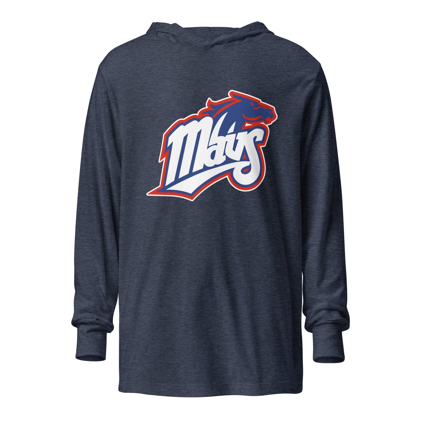 Performance | Hooded Long Sleeve T Shirt | Upper Makefield Mavs Fastpitch | Mavs Logo