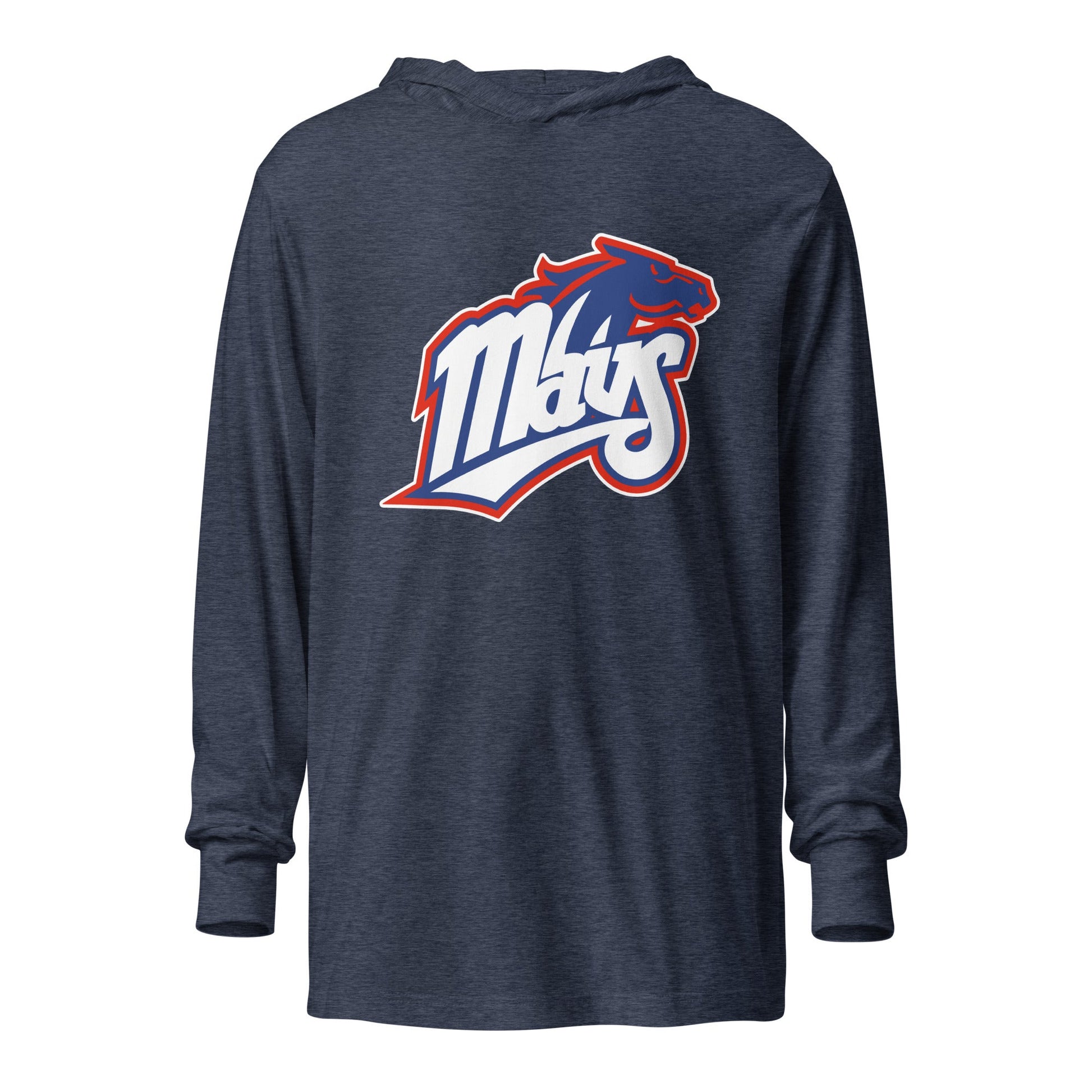 Performance | Hooded Long Sleeve T Shirt | Upper Makefield Mavs Fastpitch | Mavs Logo