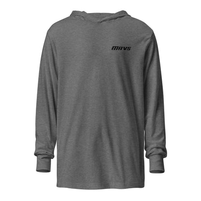 Performance | Hooded Long Sleeve T Shirt | Upper Makefield Mavs Fastpitch | Modern Script Logo