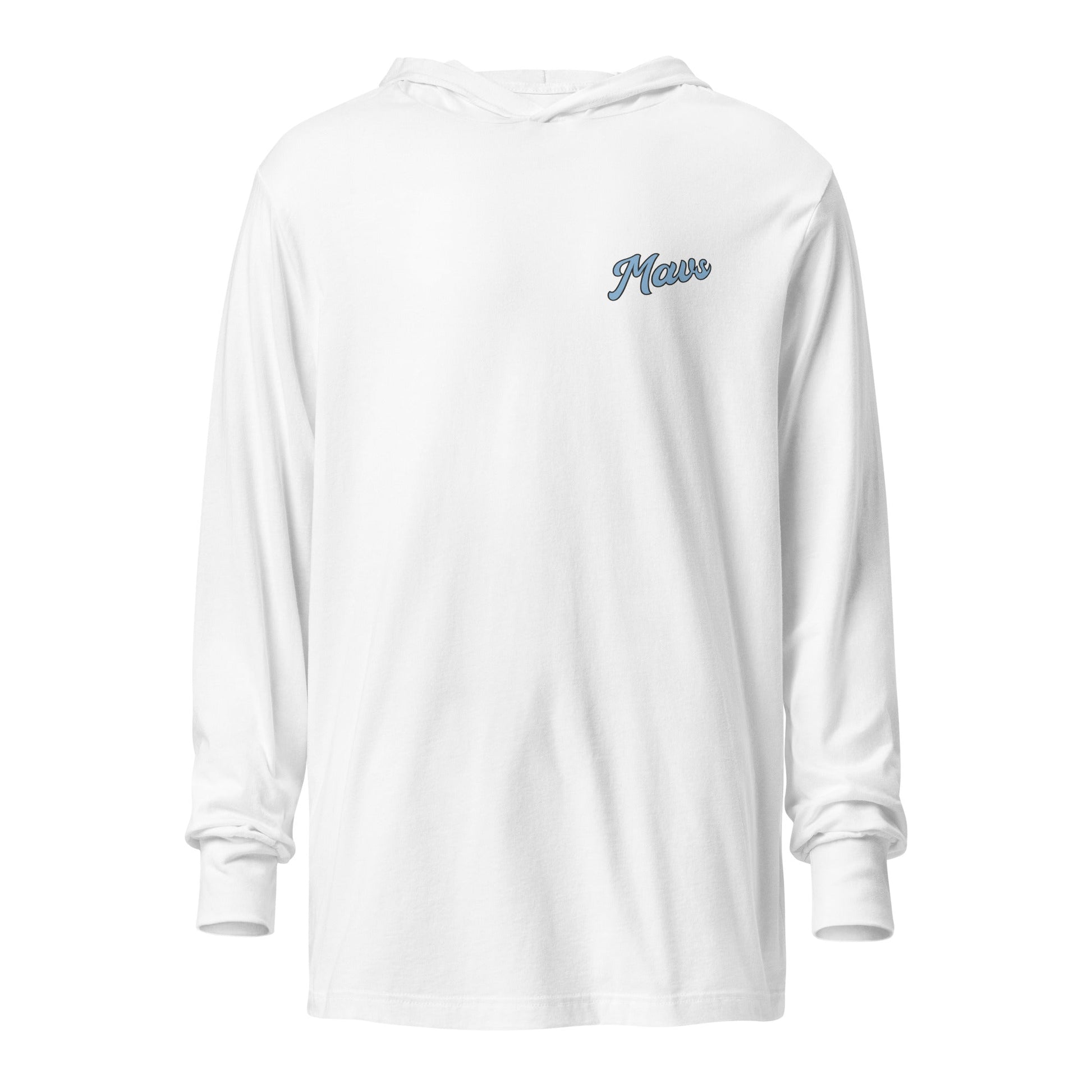 Performance | Hooded Long Sleeve T Shirt | Upper Makefield Mavs Fastpitch | Script Logo