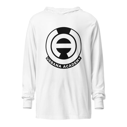 Performance | Hooded Long Sleeve T Shirt | Urbana academy | Badge Logo
