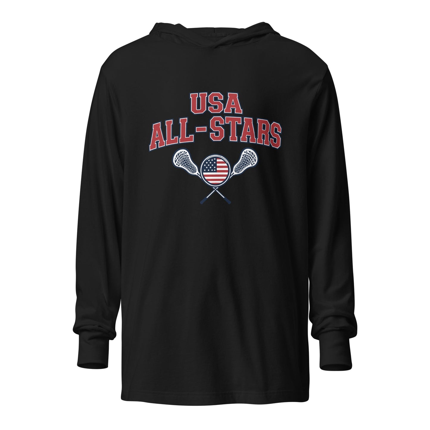 Performance | Hooded Long Sleeve T Shirt | USA ALL STARS BERLIN 2026 | Modern Script Logo