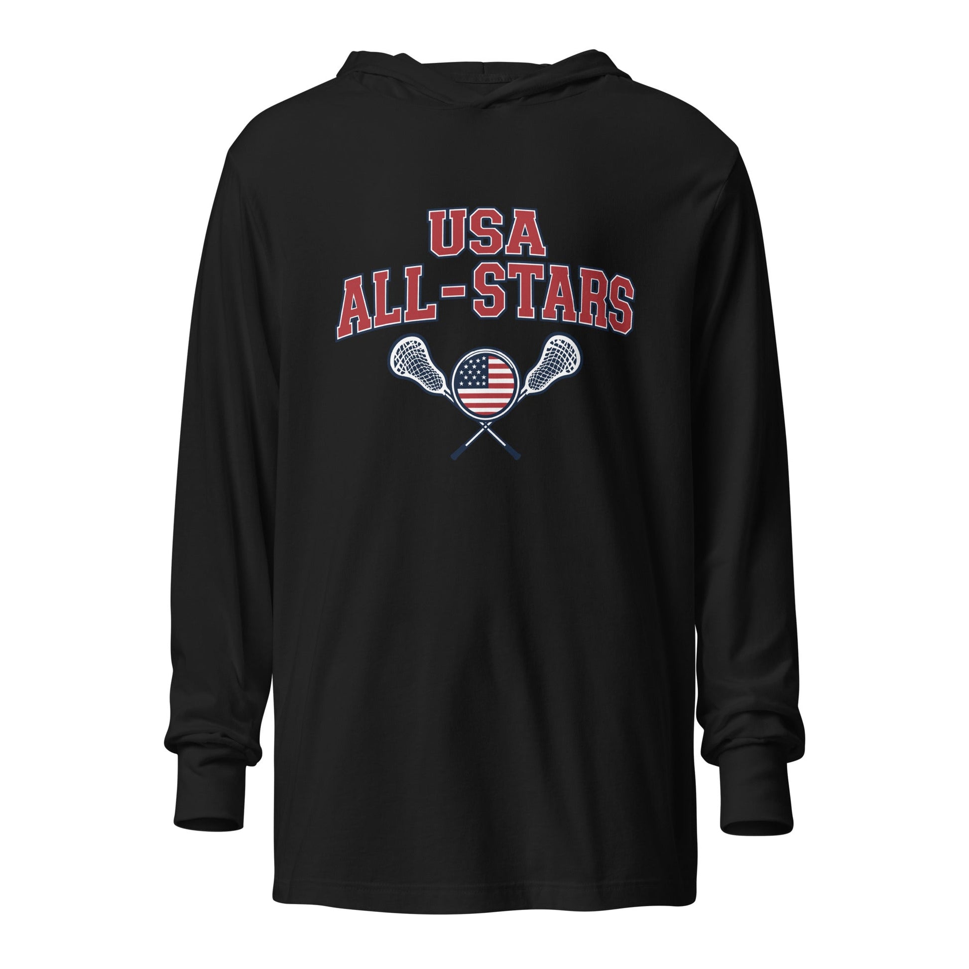 Performance | Hooded Long Sleeve T Shirt | USA ALL STARS BERLIN 2026 | Modern Script Logo
