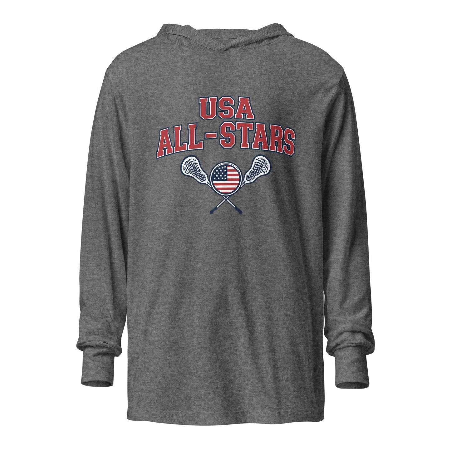 Performance | Hooded Long Sleeve T Shirt | USA ALL STARS BERLIN 2026 | Modern Script Logo