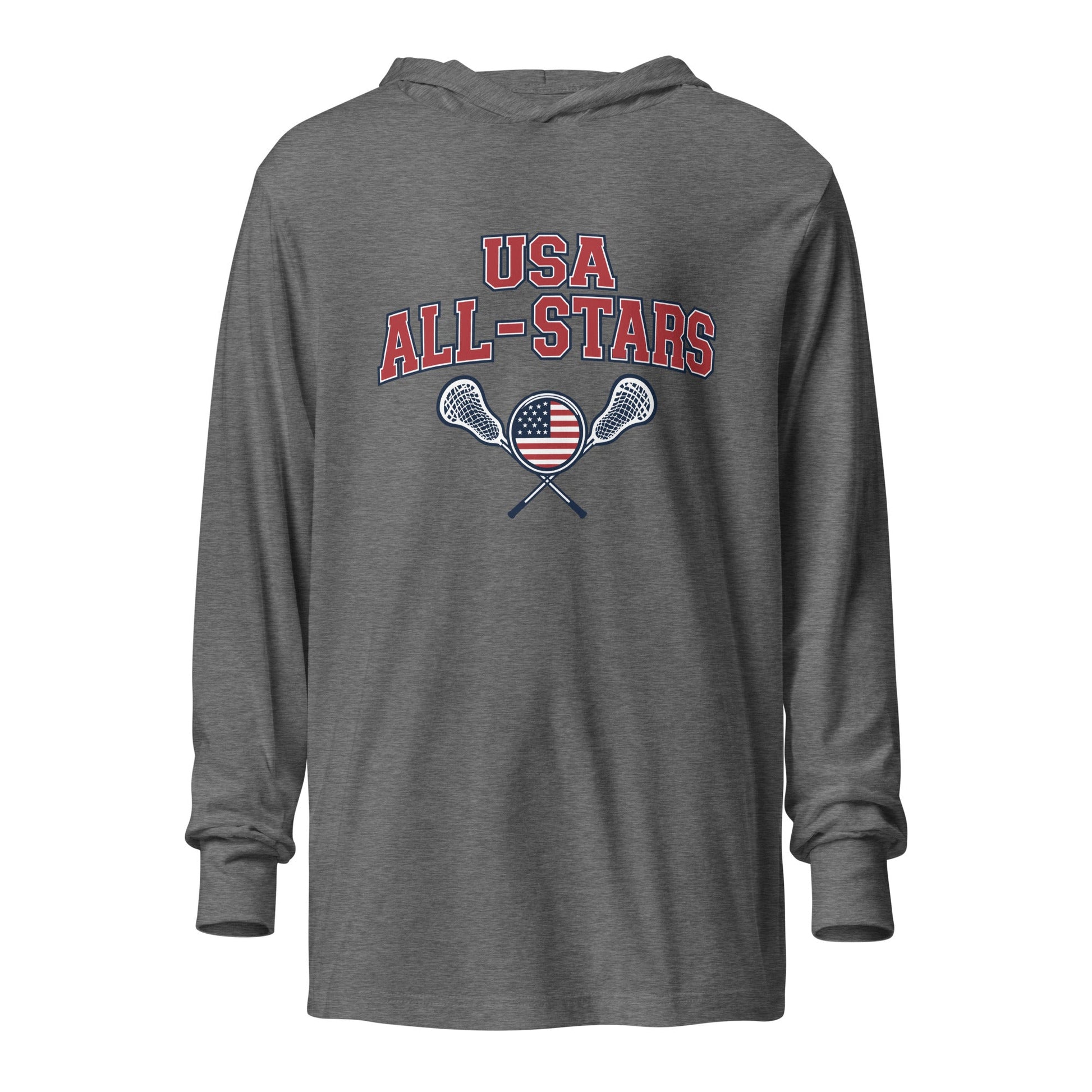 Performance | Hooded Long Sleeve T Shirt | USA ALL STARS BERLIN 2026 | Modern Script Logo