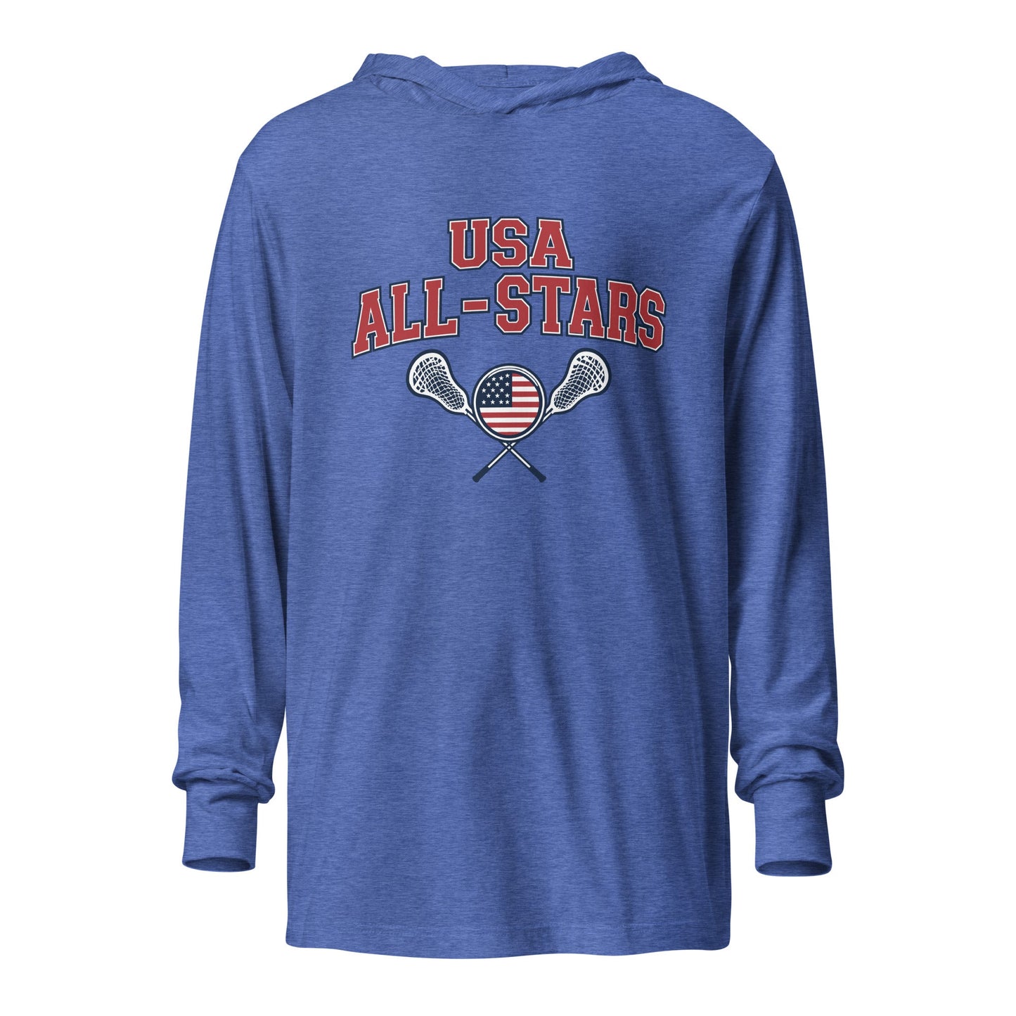 Performance | Hooded Long Sleeve T Shirt | USA ALL STARS BERLIN 2026 | Modern Script Logo