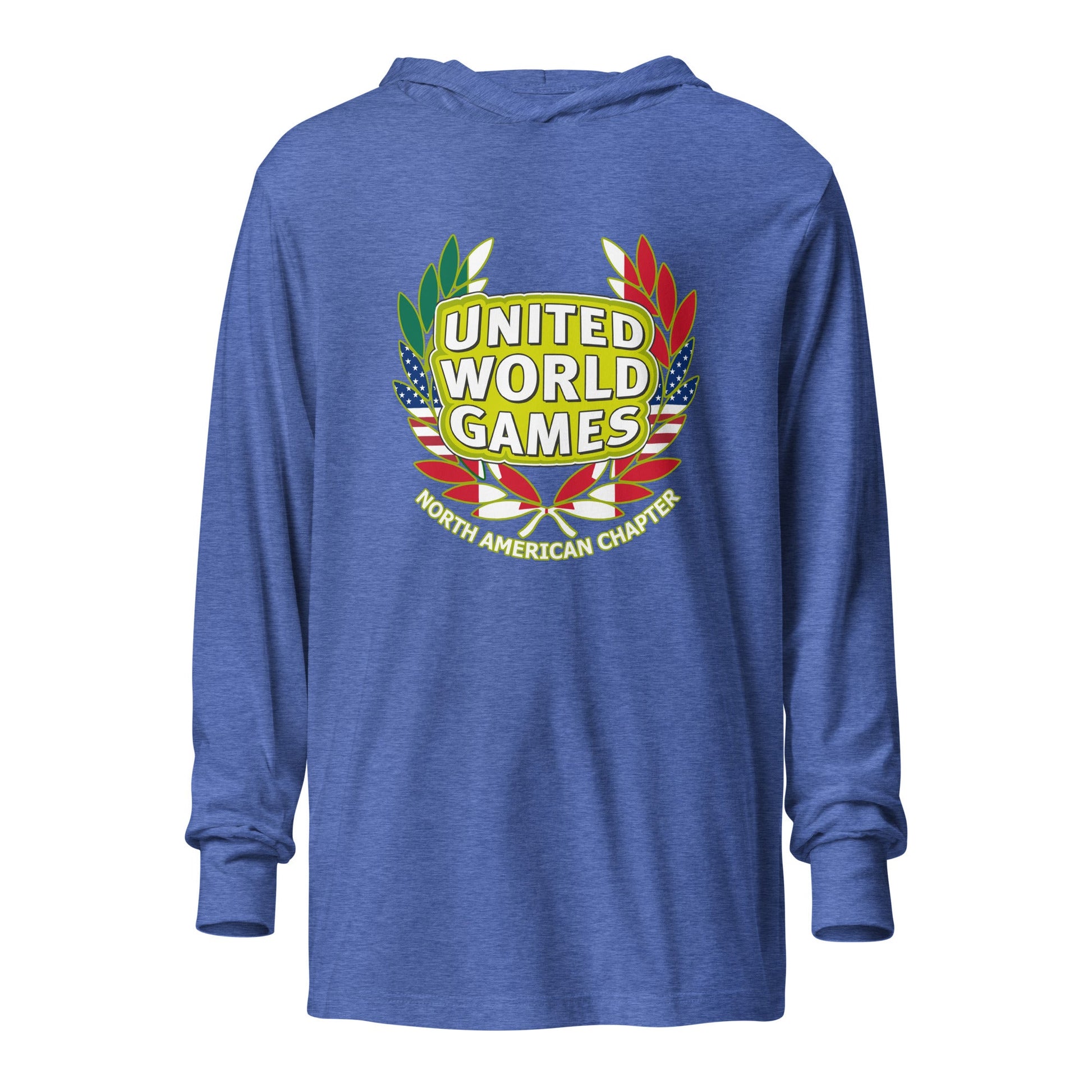 Performance | Hooded Long Sleeve T Shirt | USA ALL STARS BERLIN 2026 | Summit Games Emblem Logo